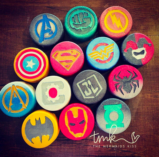 10x Hero Disks you choose which design Bath Bombs WHOLESALE