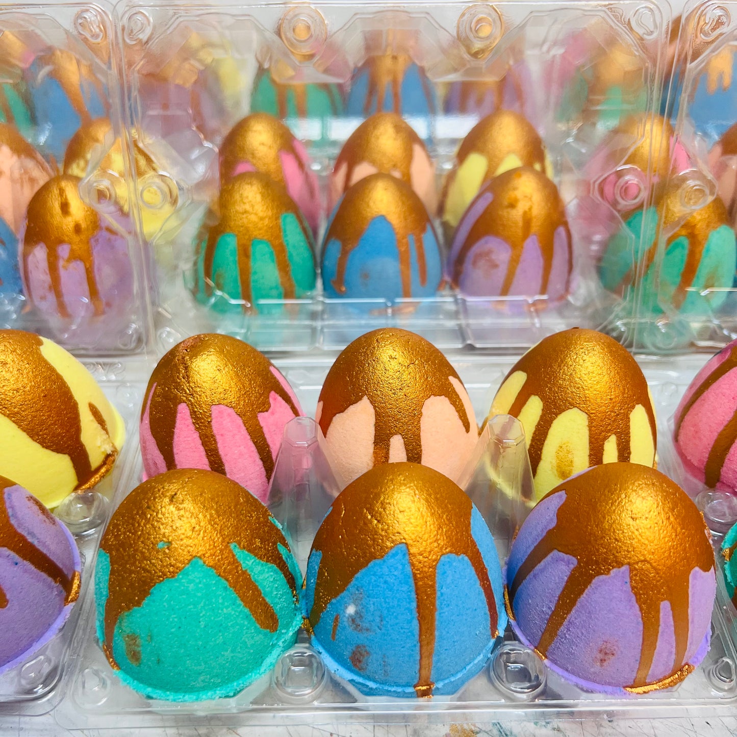 Easter Egg Cartons of 6 Egg Bath Bomb RETAIL