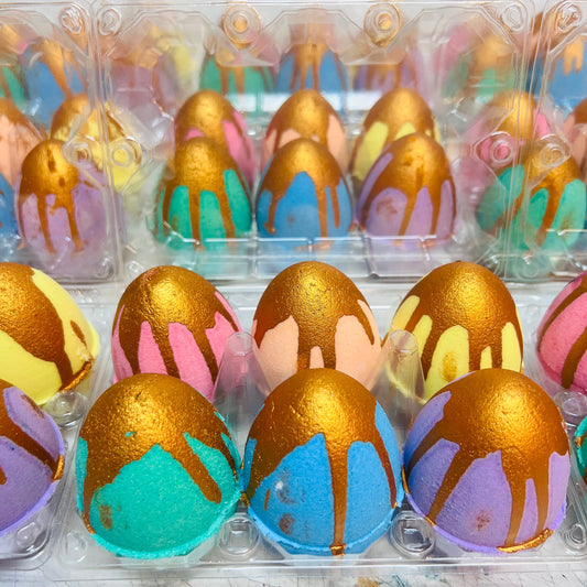 Easter Egg Cartons of 6 Egg Bath Bomb WHOLESALE 10x Cartons