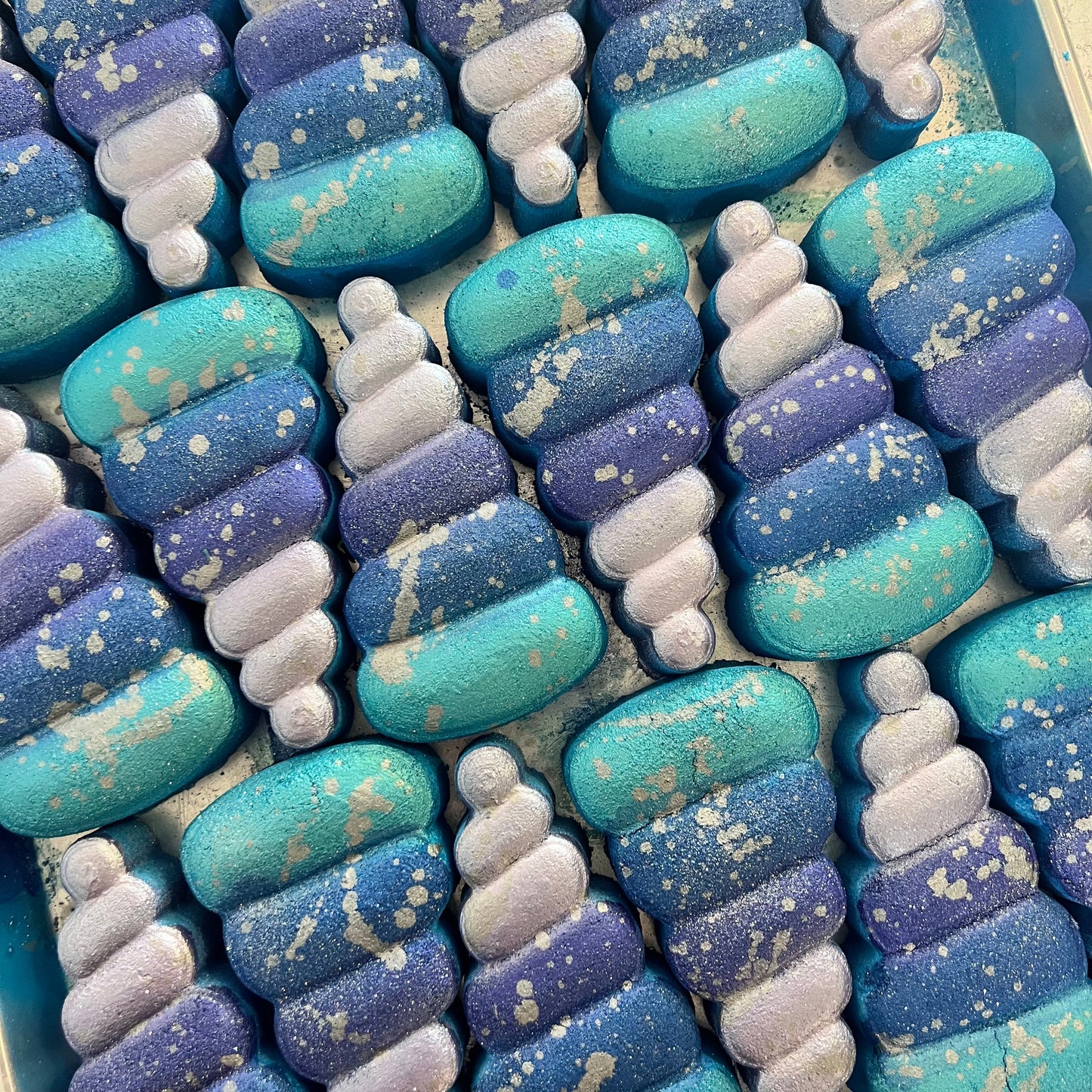 Large Blue/Purple Unicorn Horn Bath Bombs RETAIL