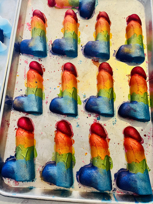 x10 Rainbow Peen Bath Bomb WHOLESALE